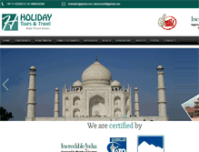 Tablet Screenshot of holidaypackagesofindia.com